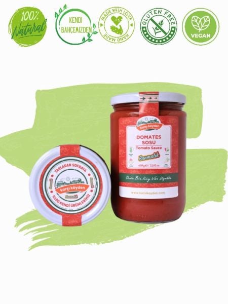 Karşı Köyden Domates Sosu Banmalık, Tomato Sauce (Kaynatma Salça Ege Usülü)