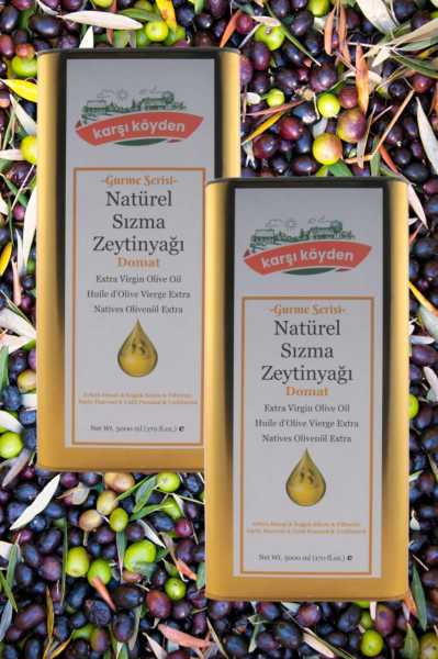 Karşı Köyden Gurme Serisi Erken Hasat Domat Natürel Sızma Zeytinyağı (2 Adet x 5000ml - Teneke)