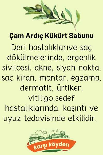 Karşı Köyden Çam Ardıç Kükürt Sabunu 100 g