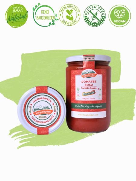 Karşı Köyden Domates Sosu Banmalık, Tomato Sauce (Kaynatma Salça Ege Usülü)