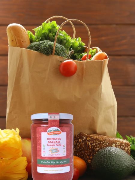 Karşı Köyden Domates Salçası, Tomato Paste, Güneşte Kurutma 650g