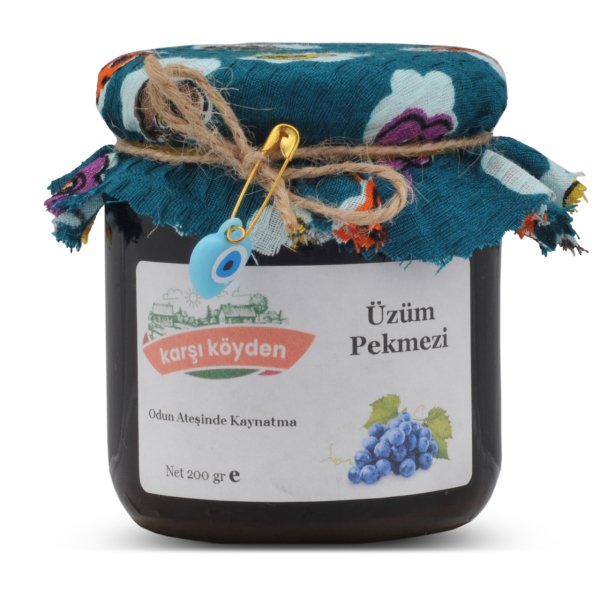 Karşı Köyden Üzüm Pekmezi (Cam Kavanoz) 200gr