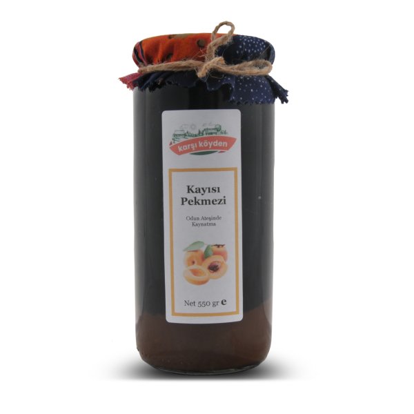 Karşı Köyden Kayısı Pekmezi (Cam Kavanoz) 550gr
