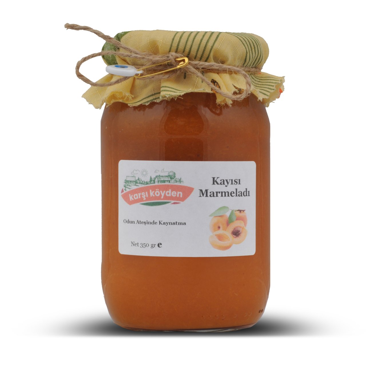 Karşı Köyden Kayısı Marmeladı  (Cam Kavanoz) 350gr