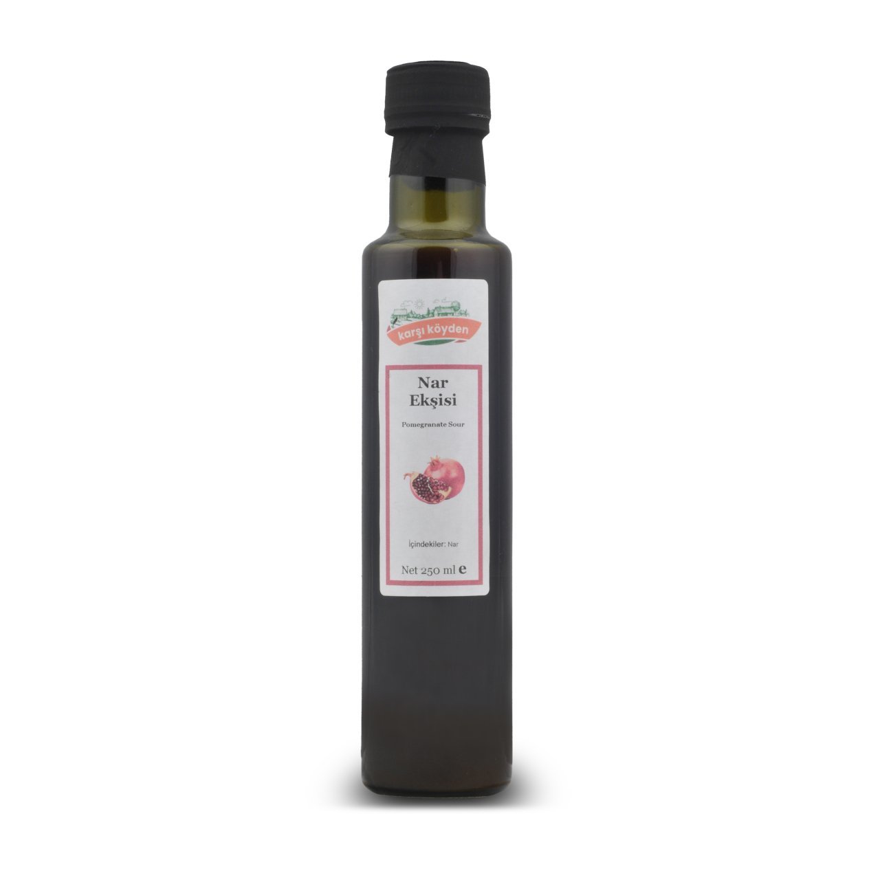 Karşı Köyden Doğal Nar Ekşisi (250ml - Cam Şişe)