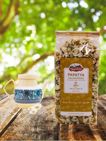Karşı Köyden PREMIUM Papatya, Daisy, Camomile Flowers, Matricaria Chamomilla, Matricaria recutita, 50 g