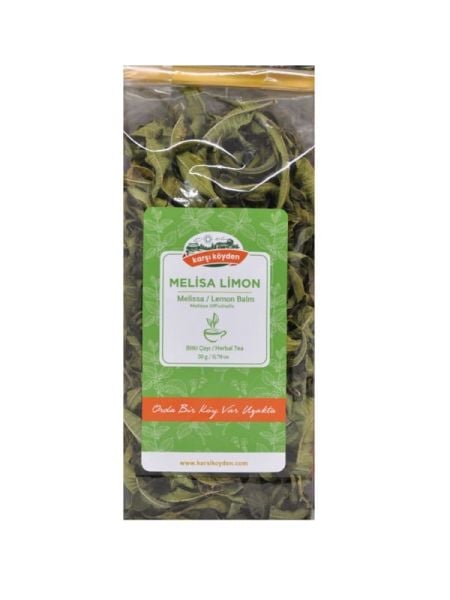 Karşı Köyden Limon Melisa (Oğulotu) (Melissa Officinalis) - (20gr - Kilitli Doypack)