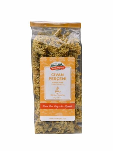 Karşı Köyden Civan Perçemi, Marsama Otu, Kandil Çiçeği, Yarrow Herb, Achillea millefolium, 50 g