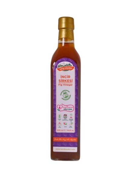 Karşı Köyden Doğal Fermantasyon İncir Sirkesi, Fig Vinegar, 500 ml / 16,91 oz