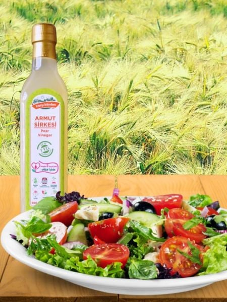 Karşı Köyden Doğal Fermantasyon Armut Sirkesi, Pear Vinegar, 500 ml / 16,91 oz