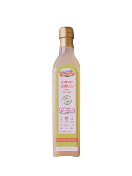 Karşı Köyden Doğal Fermantasyon Armut Sirkesi, Pear Vinegar, 500 ml / 16,91 oz