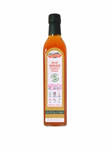 Karşı Köyden Doğal Fermantasyon Alıç Sirkesi, Hawthorn Vinegar, 500 ml / 16,91 oz