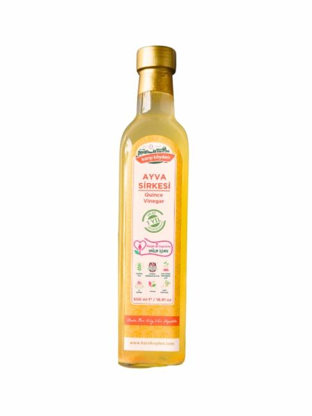 Karşı Köyden Doğal Fermantasyon Ayva Sirkesi, Quince Vinegar, 500 ml / 16,91 oz