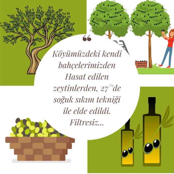 Karşı Köyden Olgun Hasat  Natürel Sızma Zeytinyağı (5000ml - Teneke Kutu)