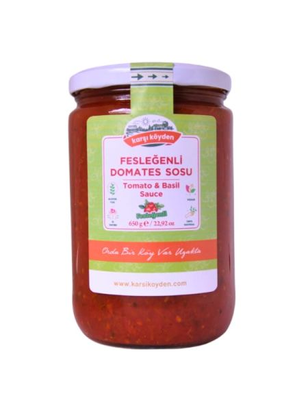 Karşı Köyden Fesleğenli Domates Sosu, Basil & Tomato Sauce, Basilico