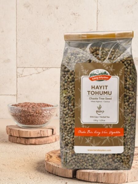 Karşı Köyden Hayıt Tohumu, Rahip Biberi, Chaste Tree Seed, Vitex agnus-castus L., 150 g