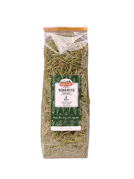 ﻿Karşı Köyden MEGA BOY Biberiye Kurusu, Biberiye Yaprağı Çayı, Kuş Dili, Rosmarinus Officinalis, 120 g