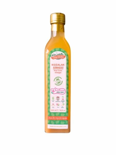 Karşı Köyden Doğal Fermantasyon Kozalak Sirkesi, Pine Cone Vinegar, 500 ml / 16,91 oz