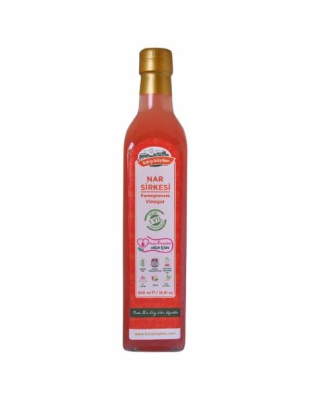 Karşı Köyden Doğal Fermantasyon Nar Sirkesi, Pomegranate Vinegar, 500 ml / 16,91 oz