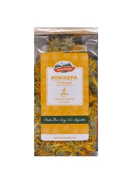 Karşı Köyden Aynısefa, Aynısafa, Tıbbi Nergiz, Portakal Nergisi, Portakal Çiçeği, Pot Marigold, Calendula officinalis L., 25 g