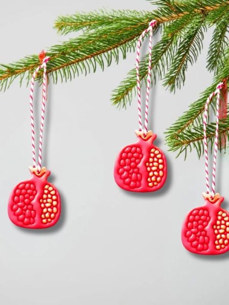 Karşı Köyden Özel Tasarım El Yapımı Yılbaşı / Noel Ağacı Süsü – Bereket Nar