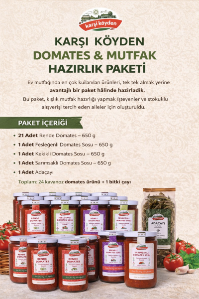 Karşı Köyden Domates & Mutfak Hazırlık Paketi