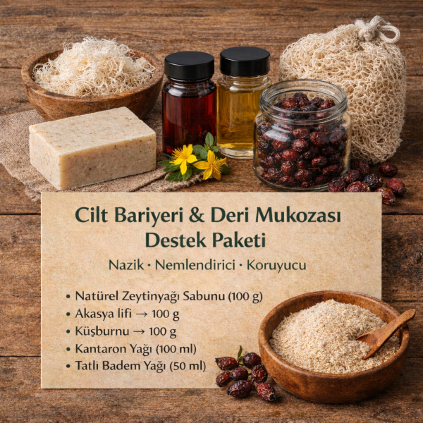 Cilt Bariyeri Deri Mukozası Destek Paketi